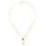 Gabriel & Co. 14k Yellow Gold Color Solitaire Gemstone & Diamond Necklace - Gabriel & Co. Fashion