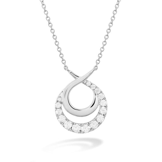 Hearts on Fire Optima Double Circle Necklace - Hearts on Fire