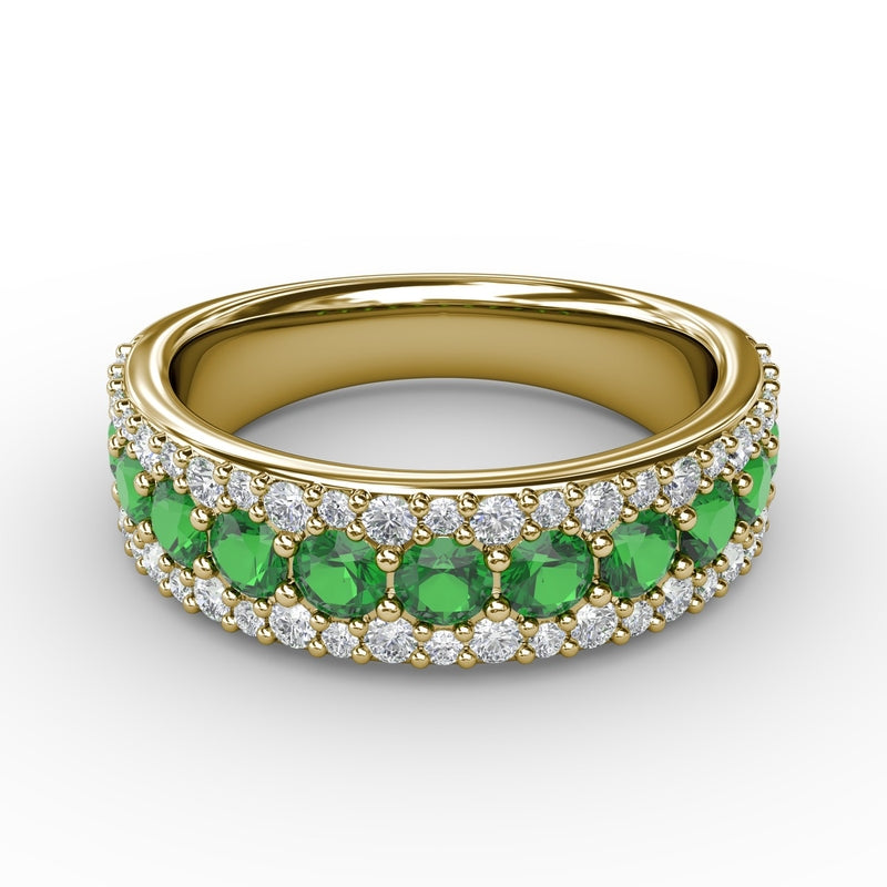 Fana No One Like You Emerald and Diamond Ring - Fana