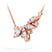Hearts on Fire White Kites Feathers Small Necklace - Hearts on Fire