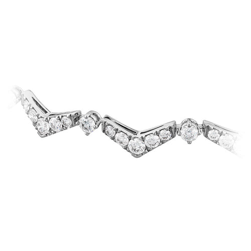 Hearts on Fire Triplicity Pointed Line Bracelet - Hearts on Fire