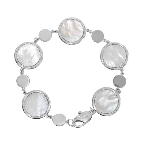 Honora Sterling Silver White Pearl Bracelet - Honora