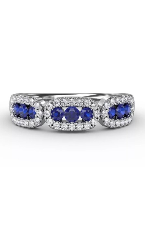 FANA SAPPHIRE AND DIAMOND BAND W7095S