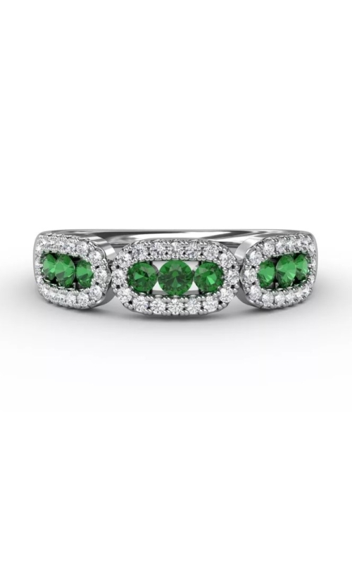 FANA EMERALD AND DIAMOND BAND W7095E