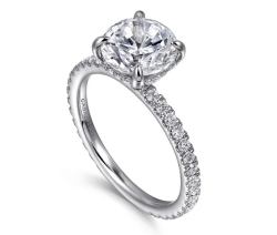 Gabriel & Co. Bridal Engagement Ring  ER16349R8W44JJ.CSCZ