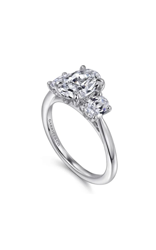 DIAMOND 3-STONE SEMI MOUNT ER16285O6W44JJ.CSCZ