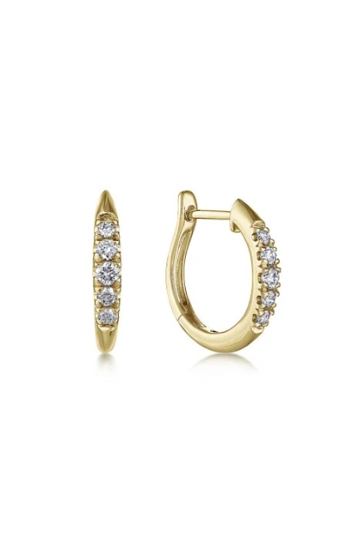 DIAMOND HUGGIE HOOP EARRINGS EG13327Y45JJ