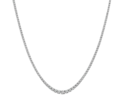DIAMOND RIVIERA NECKLACE N001S8W-10CT17IN