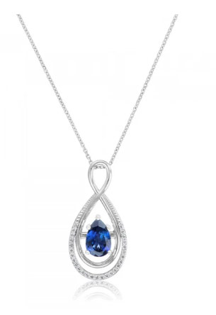 Yogo Sapphire Necklace